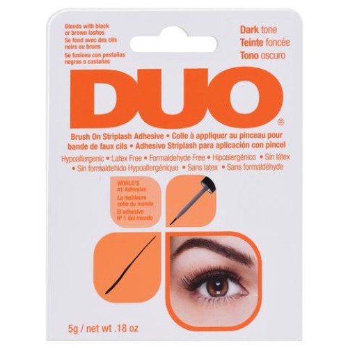 DUO Brush-on Strip Lash Adhesive Dark Tone (5g) (DUO Brush-on Strip Lash Adhesive Dark Tone (5g) - ORANGE)